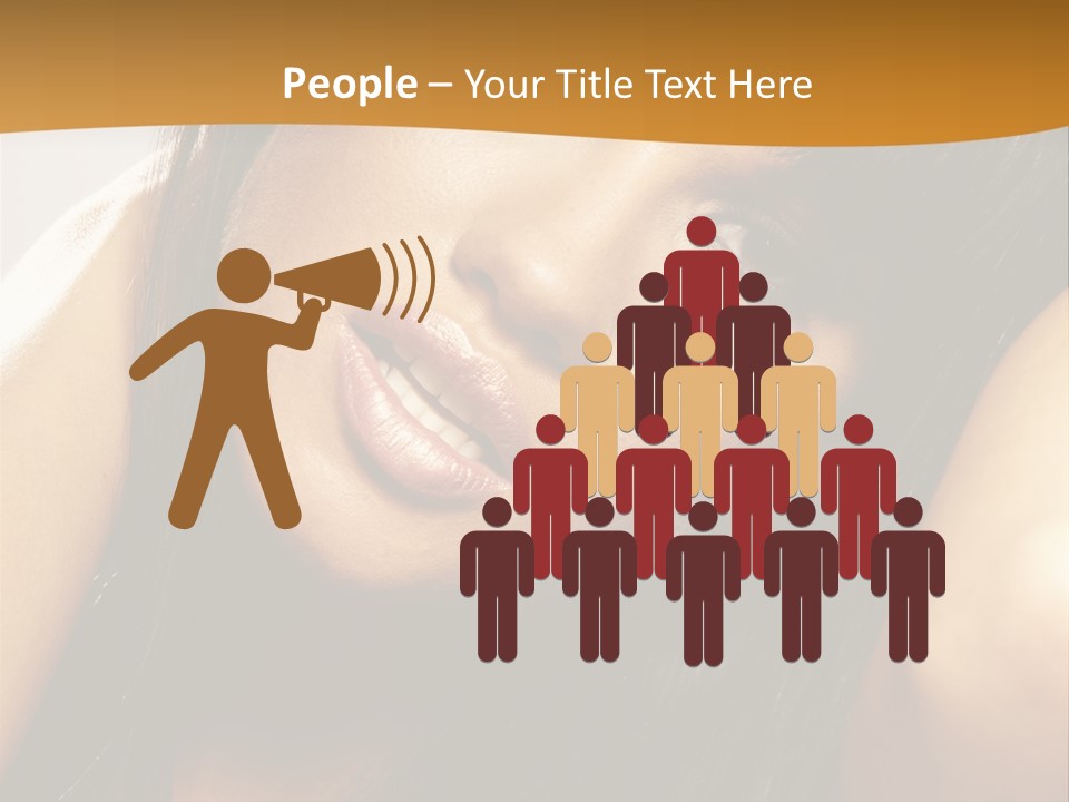 Light Studio Hairstyle PowerPoint Template