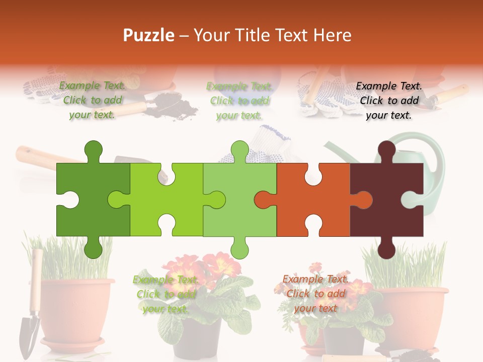 Growing Bouquet Inventory PowerPoint Template