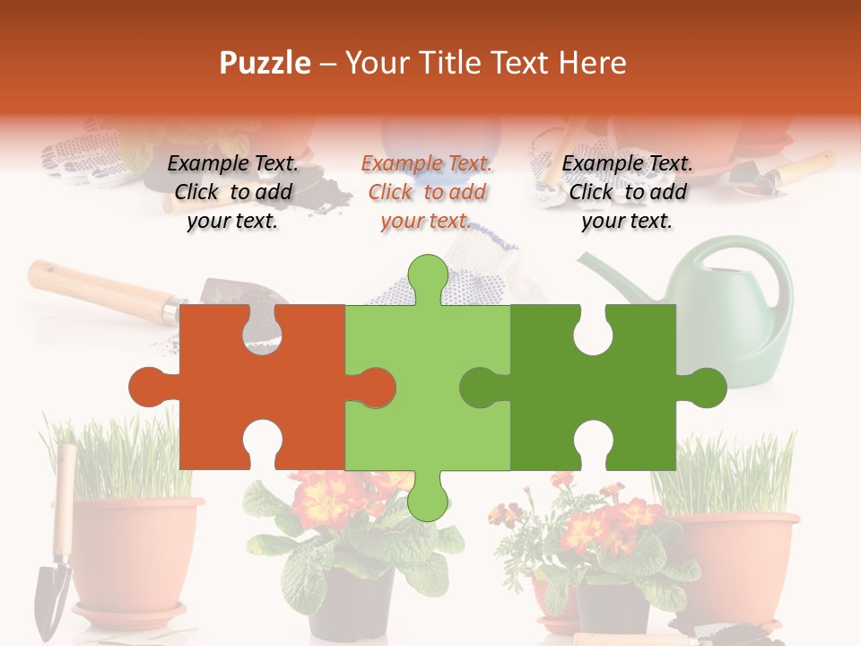 Growing Bouquet Inventory PowerPoint Template