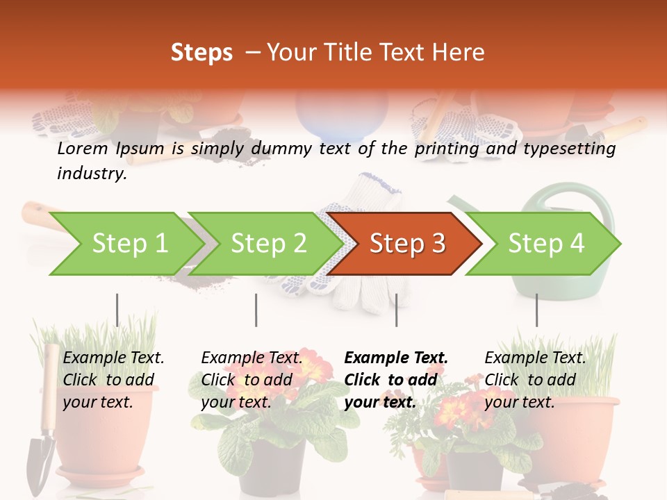 Growing Bouquet Inventory PowerPoint Template