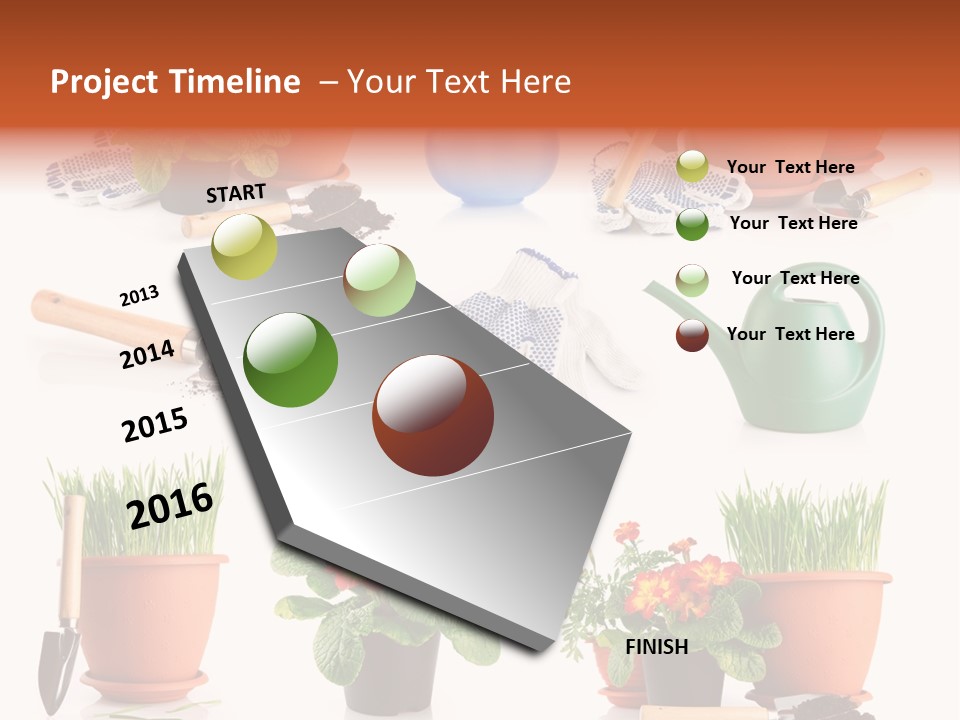 Growing Bouquet Inventory PowerPoint Template