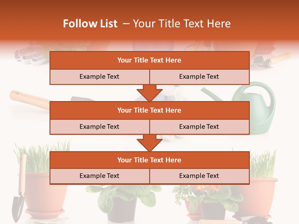 Growing Bouquet Inventory PowerPoint Template