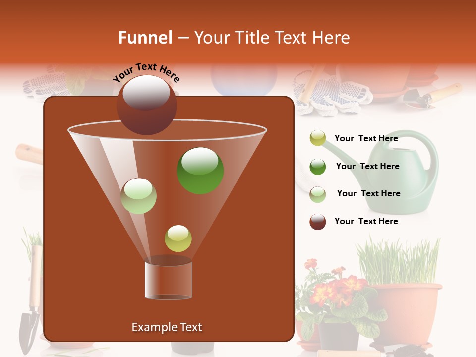 Growing Bouquet Inventory PowerPoint Template
