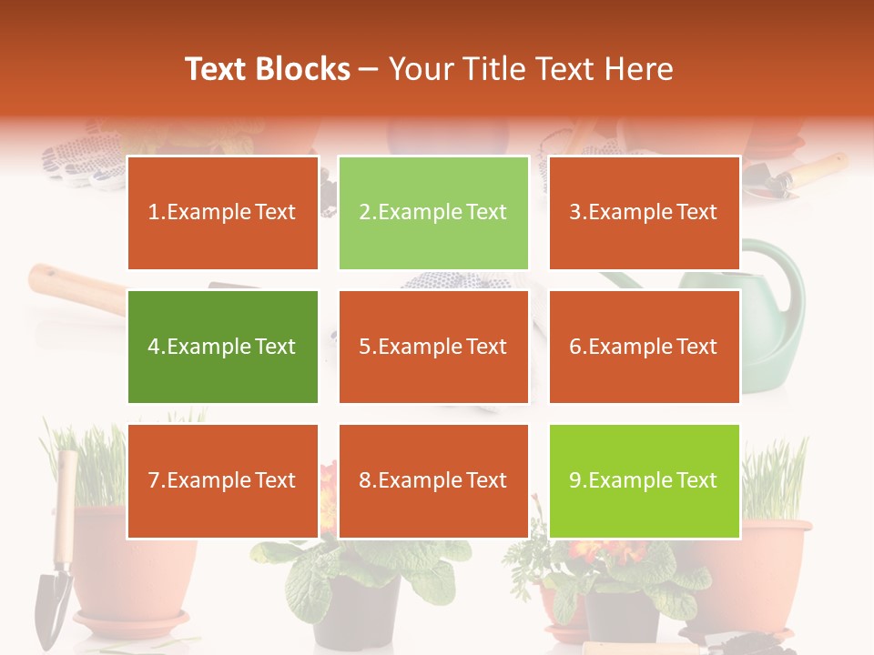 Growing Bouquet Inventory PowerPoint Template