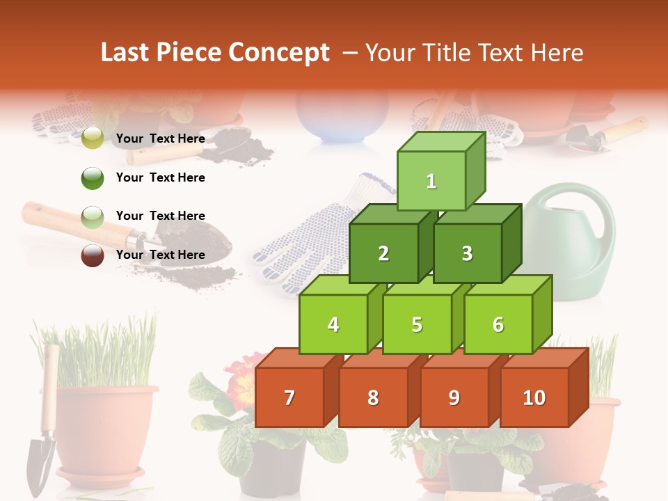 Growing Bouquet Inventory PowerPoint Template