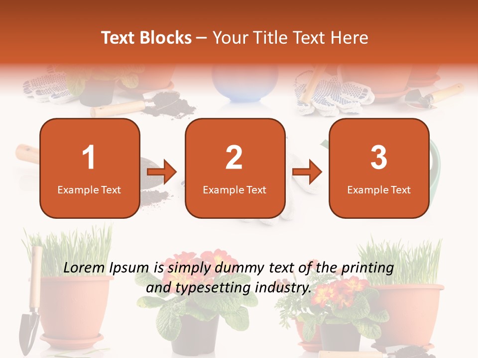Growing Bouquet Inventory PowerPoint Template