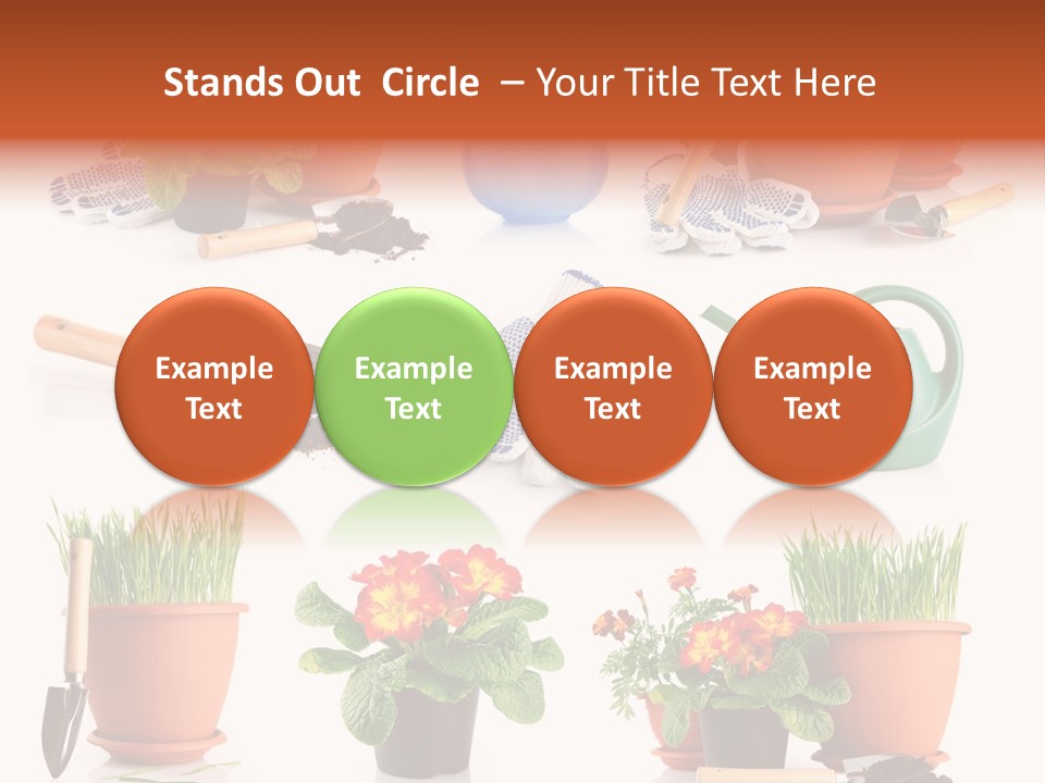 Growing Bouquet Inventory PowerPoint Template