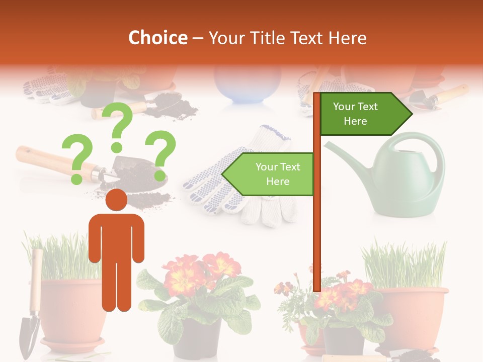 Growing Bouquet Inventory PowerPoint Template