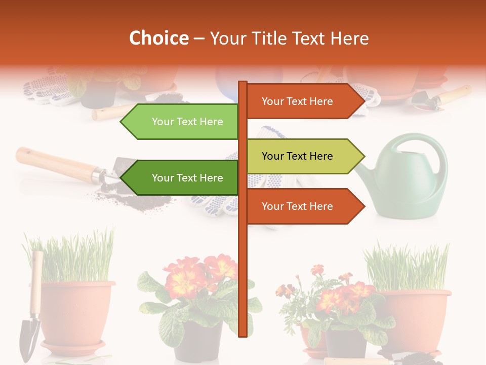 Growing Bouquet Inventory PowerPoint Template