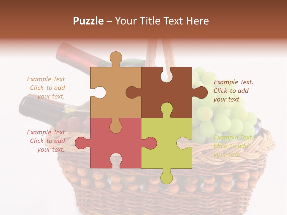 Dinner Gift Alcohol PowerPoint Template