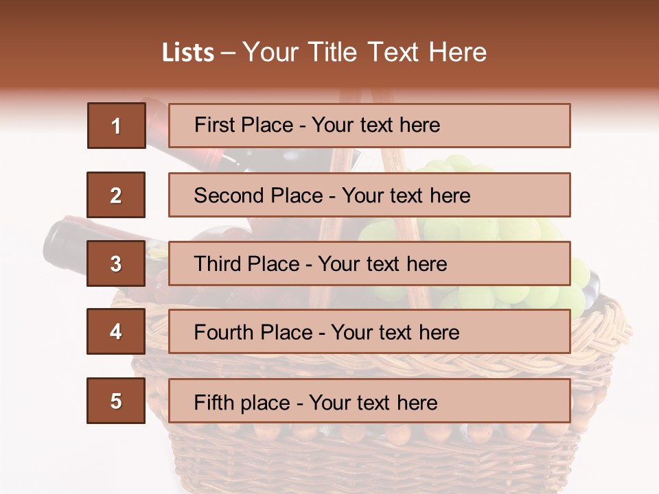 Dinner Gift Alcohol PowerPoint Template