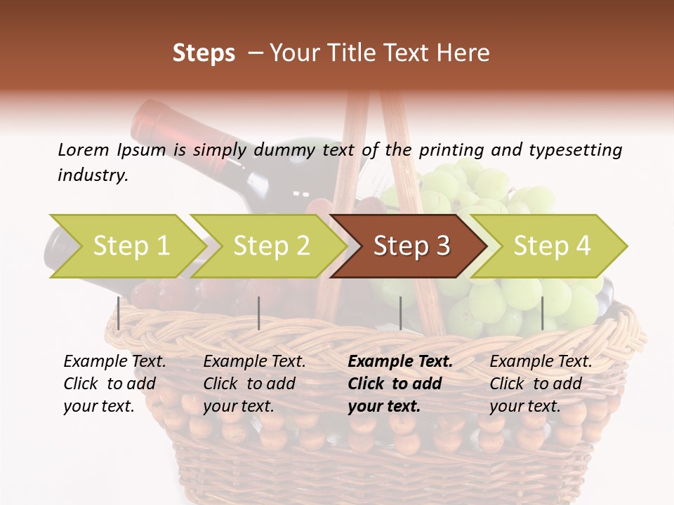 Dinner Gift Alcohol PowerPoint Template