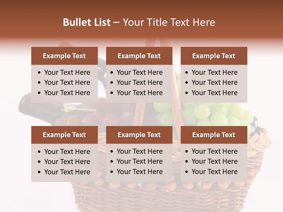 Dinner Gift Alcohol PowerPoint Template