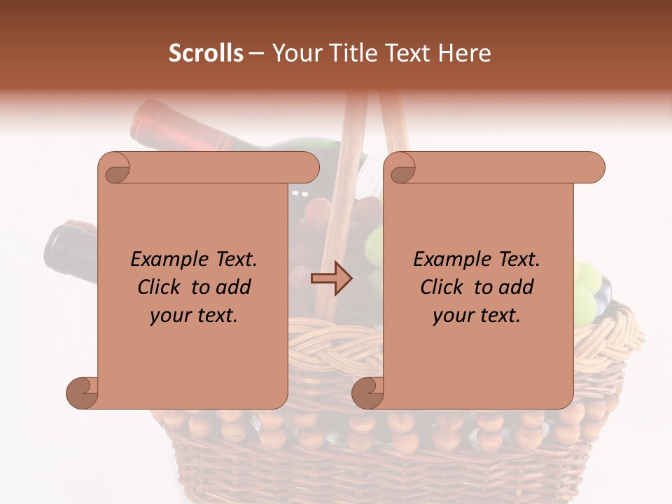 Dinner Gift Alcohol PowerPoint Template