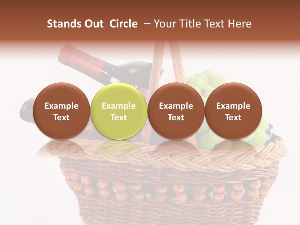 Dinner Gift Alcohol PowerPoint Template