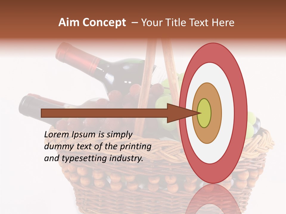 Dinner Gift Alcohol PowerPoint Template