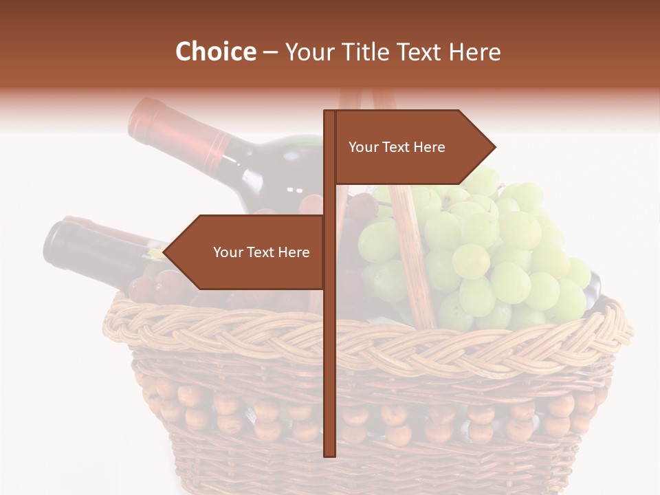 Dinner Gift Alcohol PowerPoint Template