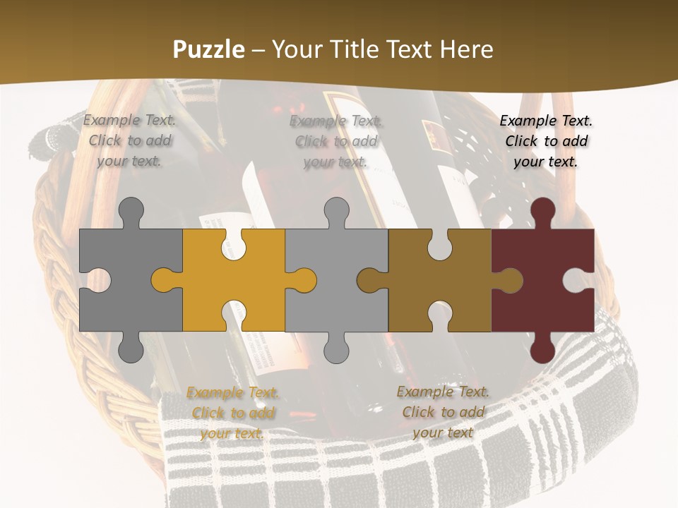 Food Drink Wine Bottle PowerPoint Template