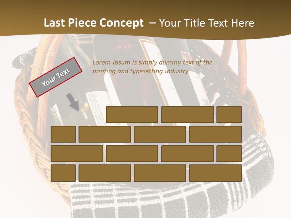 Food Drink Wine Bottle PowerPoint Template