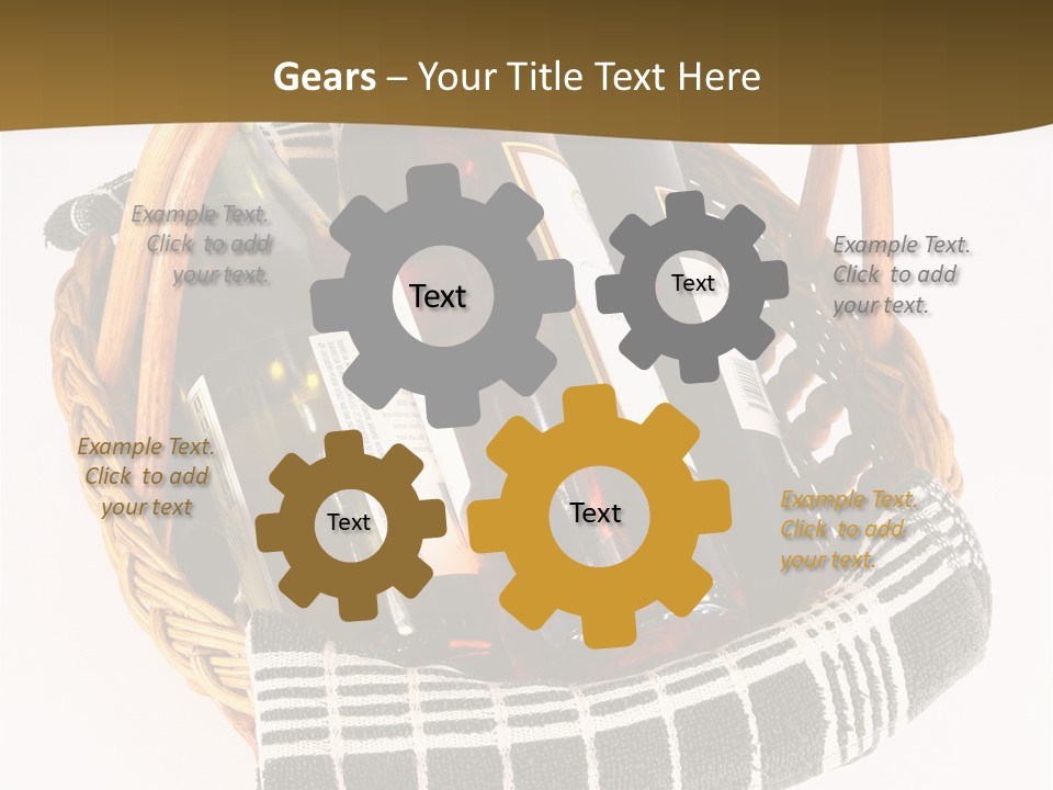 Food Drink Wine Bottle PowerPoint Template