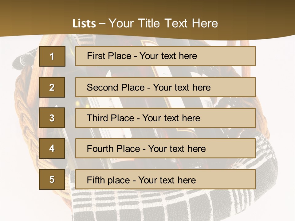 Food Drink Wine Bottle PowerPoint Template