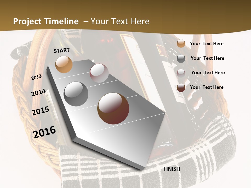 Food Drink Wine Bottle PowerPoint Template