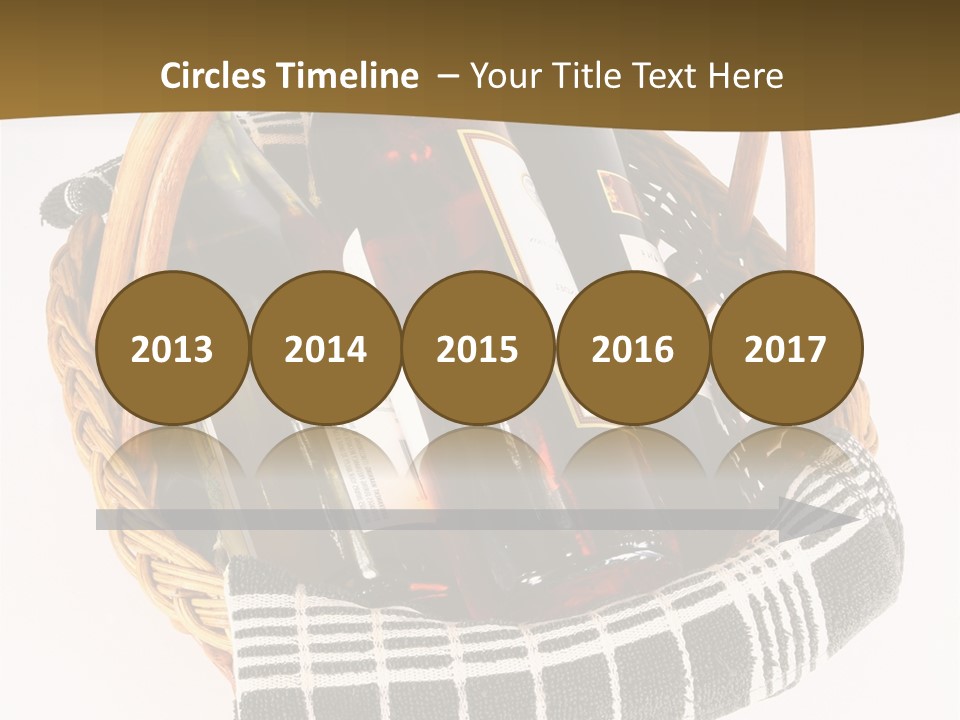 Food Drink Wine Bottle PowerPoint Template