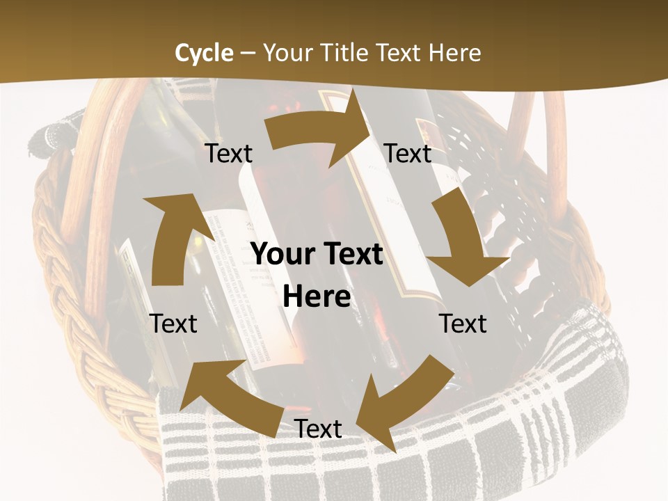 Food Drink Wine Bottle PowerPoint Template