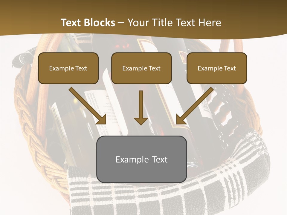 Food Drink Wine Bottle PowerPoint Template