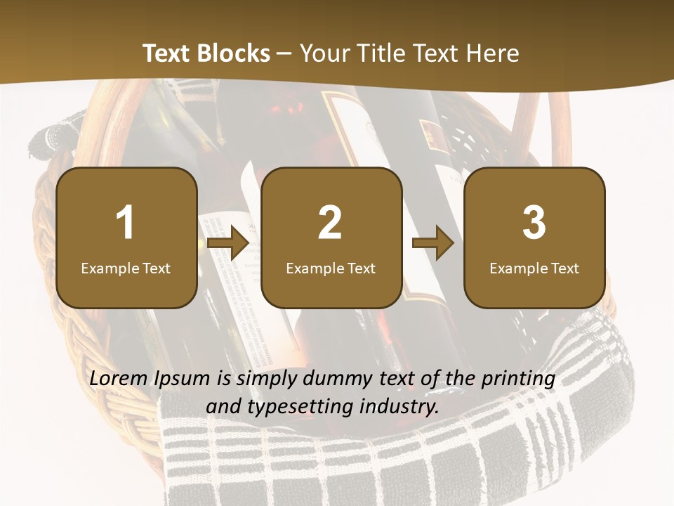 Food Drink Wine Bottle PowerPoint Template