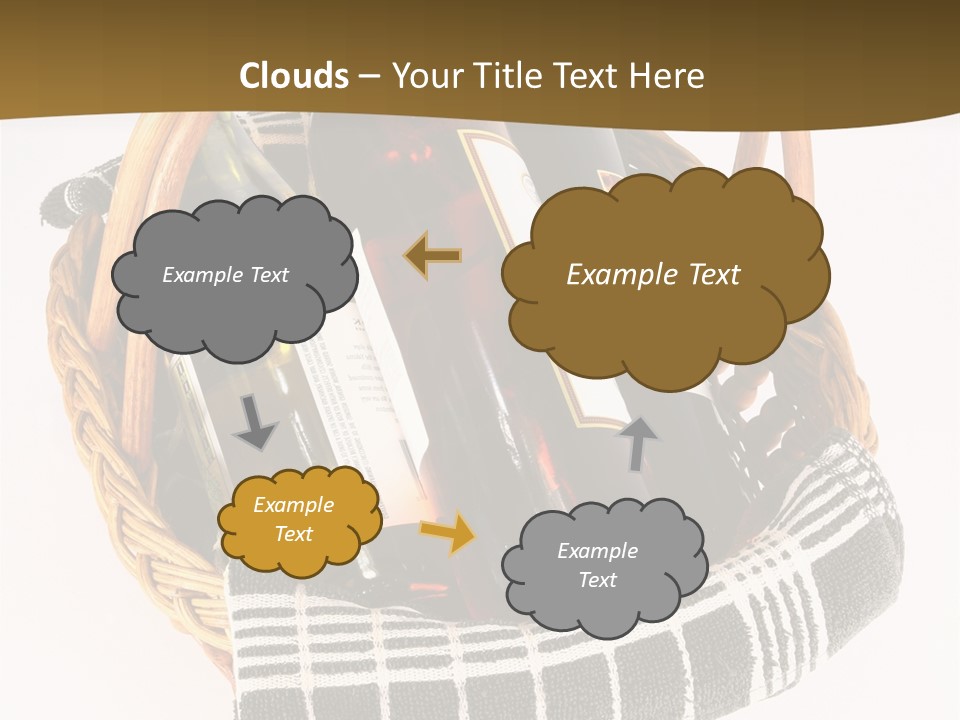 Food Drink Wine Bottle PowerPoint Template