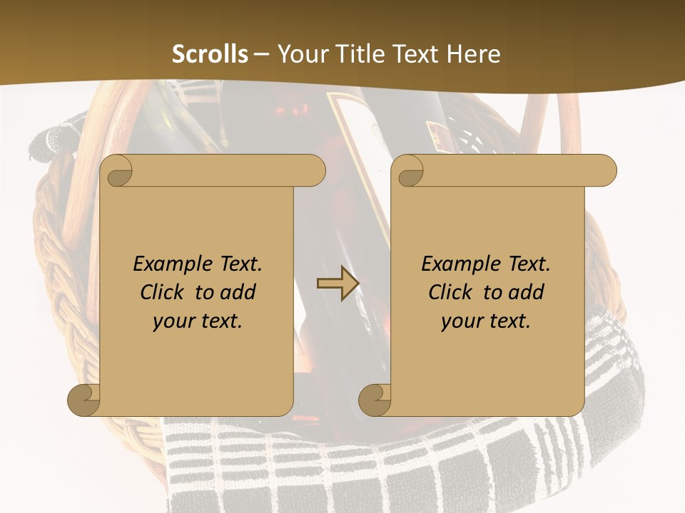 Food Drink Wine Bottle PowerPoint Template