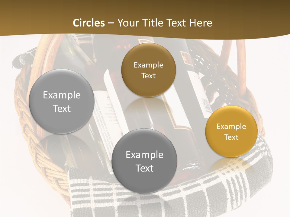 Food Drink Wine Bottle PowerPoint Template