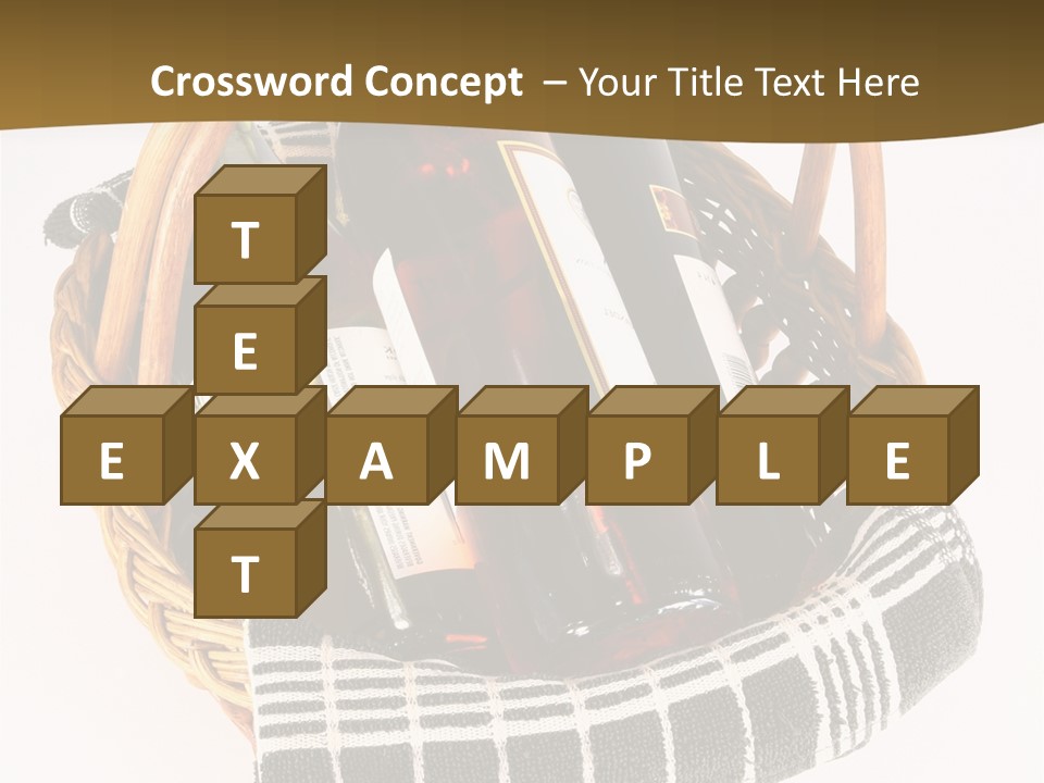 Food Drink Wine Bottle PowerPoint Template