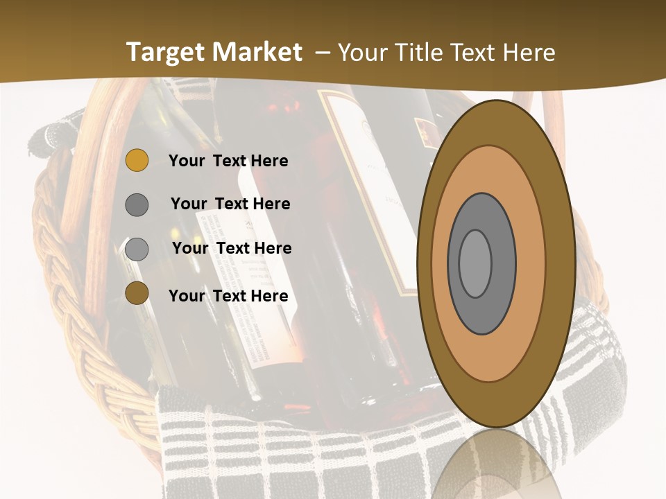 Food Drink Wine Bottle PowerPoint Template