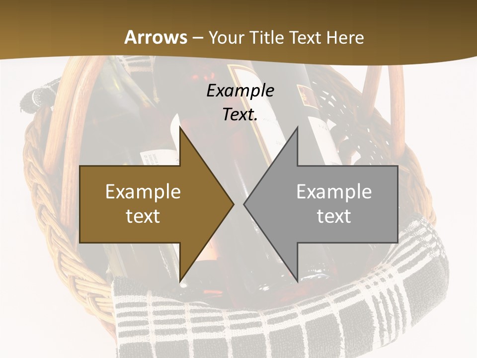 Food Drink Wine Bottle PowerPoint Template