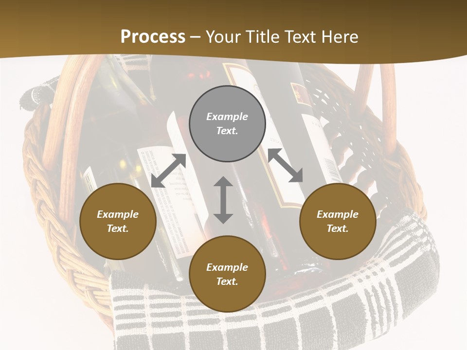 Food Drink Wine Bottle PowerPoint Template