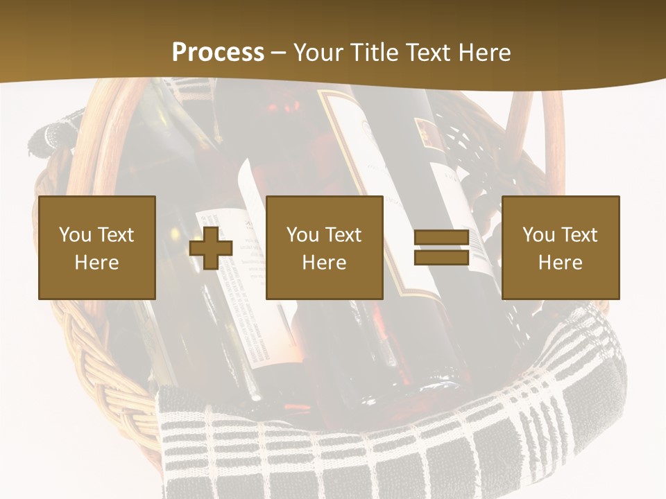 Food Drink Wine Bottle PowerPoint Template