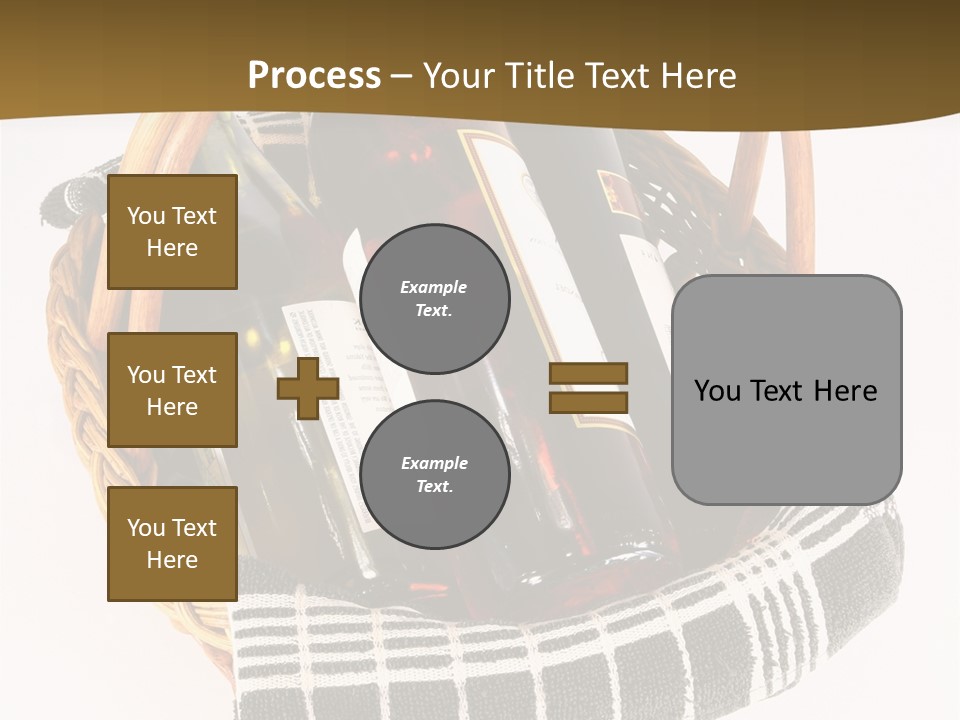 Food Drink Wine Bottle PowerPoint Template