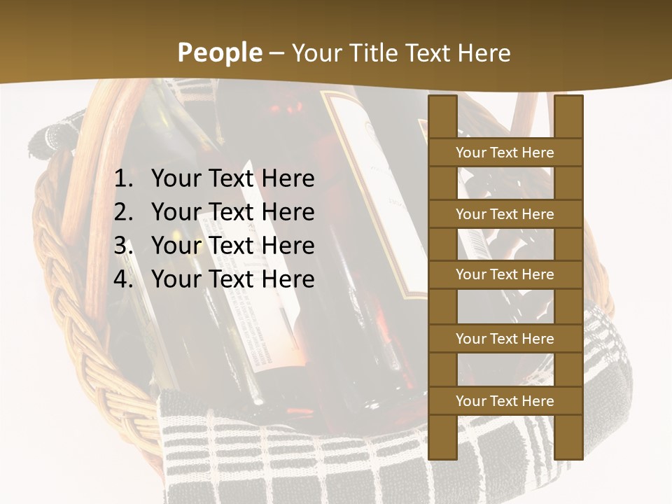 Food Drink Wine Bottle PowerPoint Template