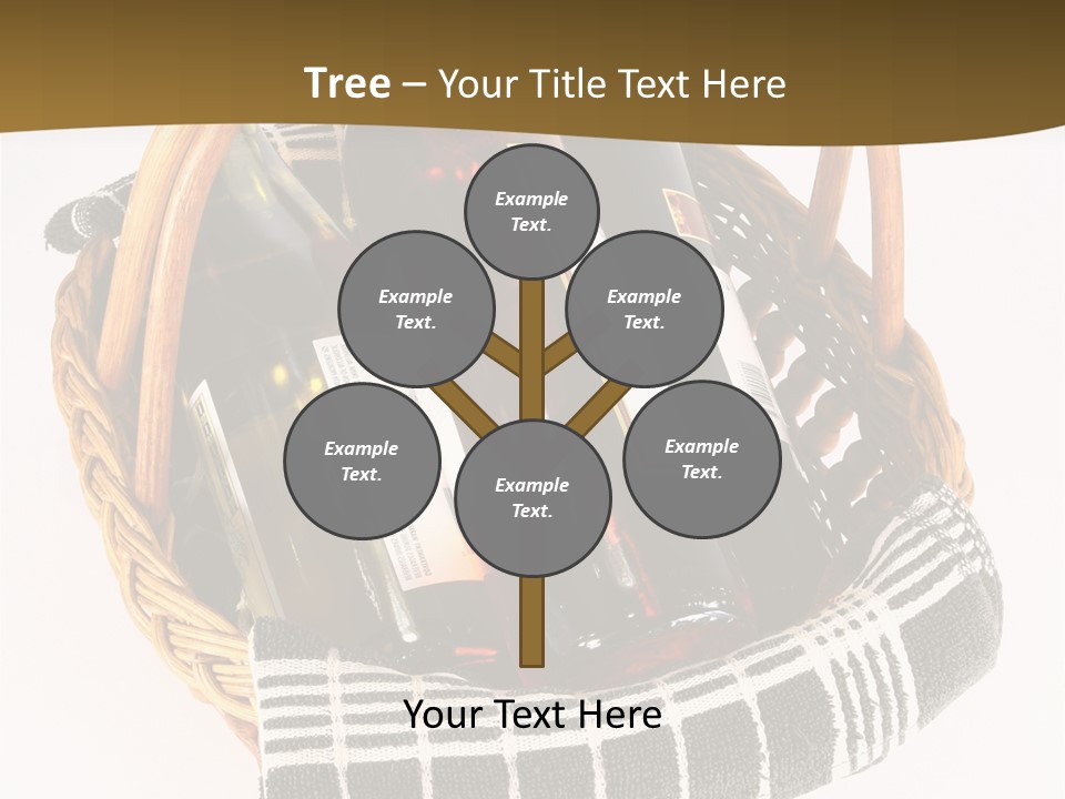 Food Drink Wine Bottle PowerPoint Template