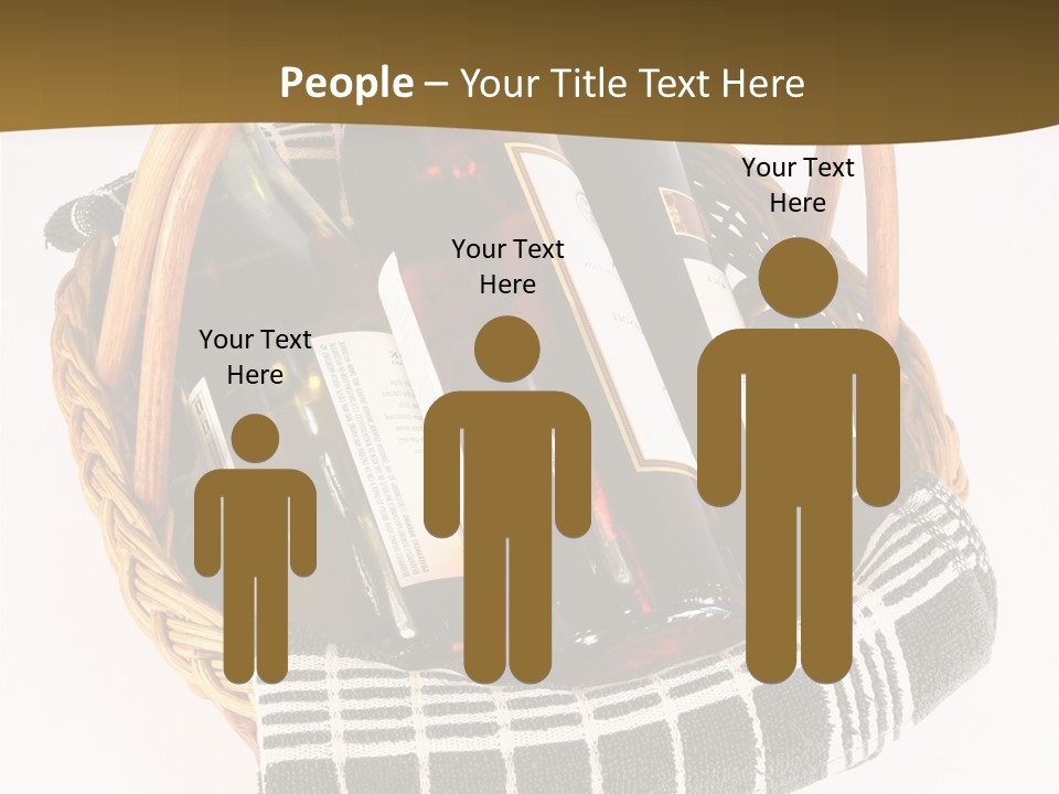 Food Drink Wine Bottle PowerPoint Template