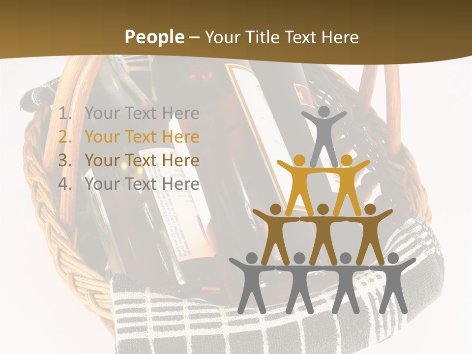 Food Drink Wine Bottle PowerPoint Template