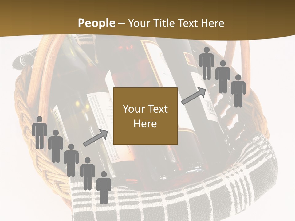 Food Drink Wine Bottle PowerPoint Template