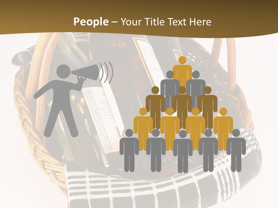 Food Drink Wine Bottle PowerPoint Template