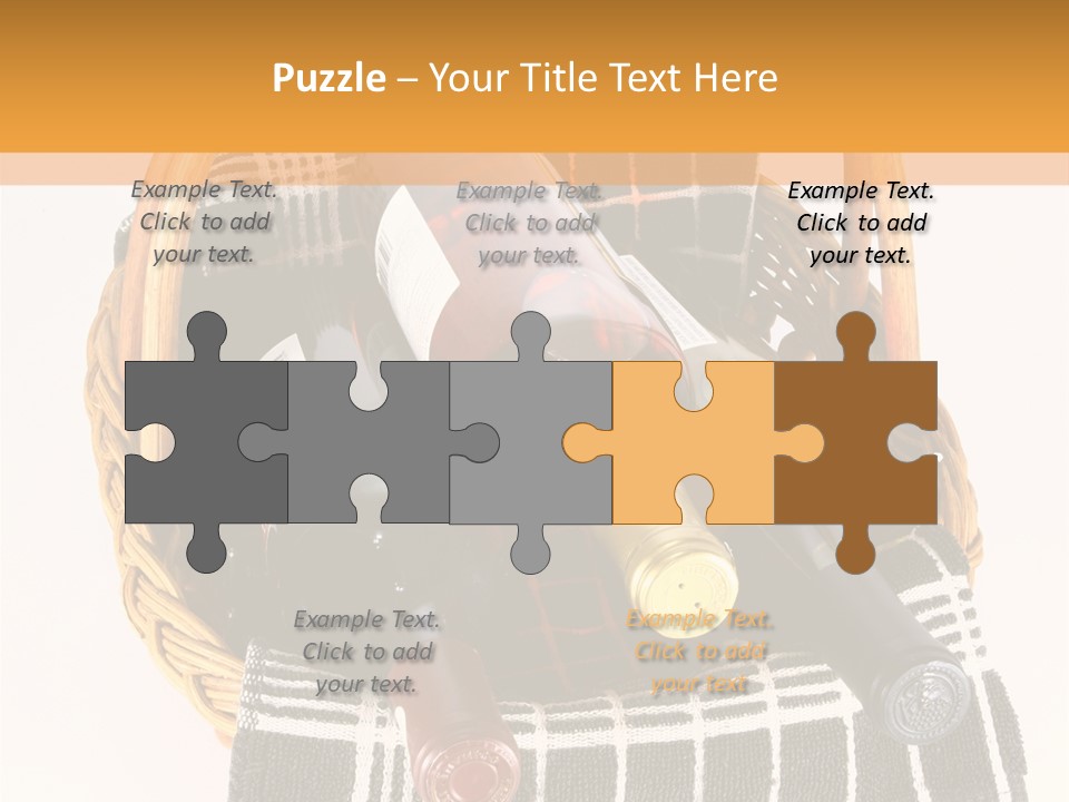 Picnic Hard Liquor Bunch PowerPoint Template