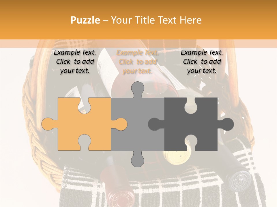 Picnic Hard Liquor Bunch PowerPoint Template