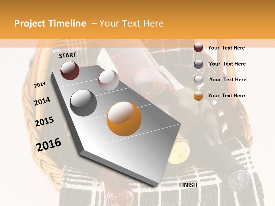 Picnic Hard Liquor Bunch PowerPoint Template