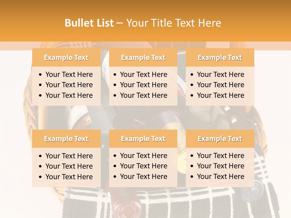 Picnic Hard Liquor Bunch PowerPoint Template