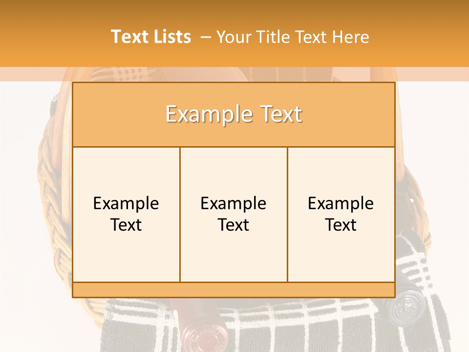 Picnic Hard Liquor Bunch PowerPoint Template